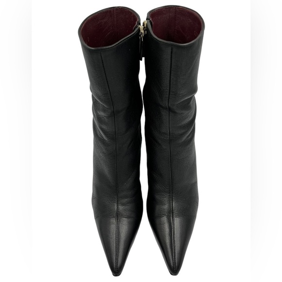GUCCI Leather Ankle Boot Black 6 - Picture 7 of 17